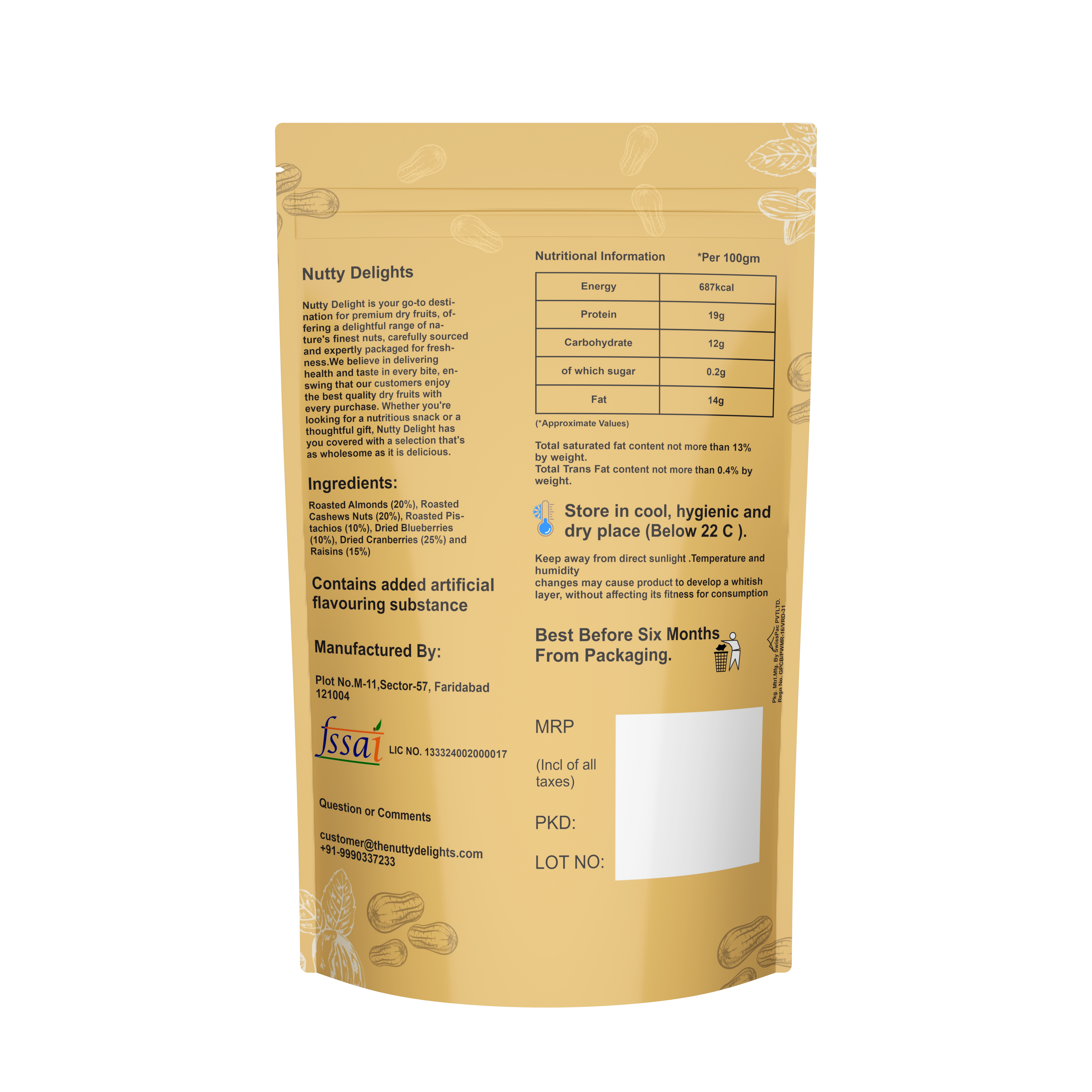 Healthy Nut Mix(Protein Mix) -200gm