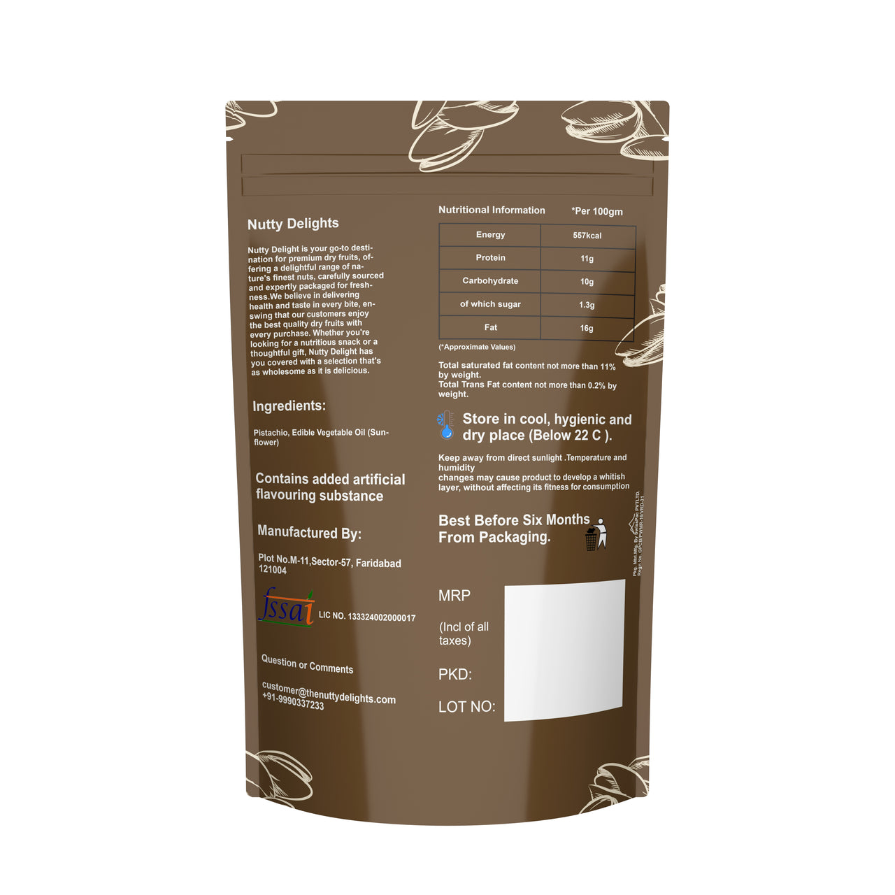 Pistachio Without Shell - 200gm
