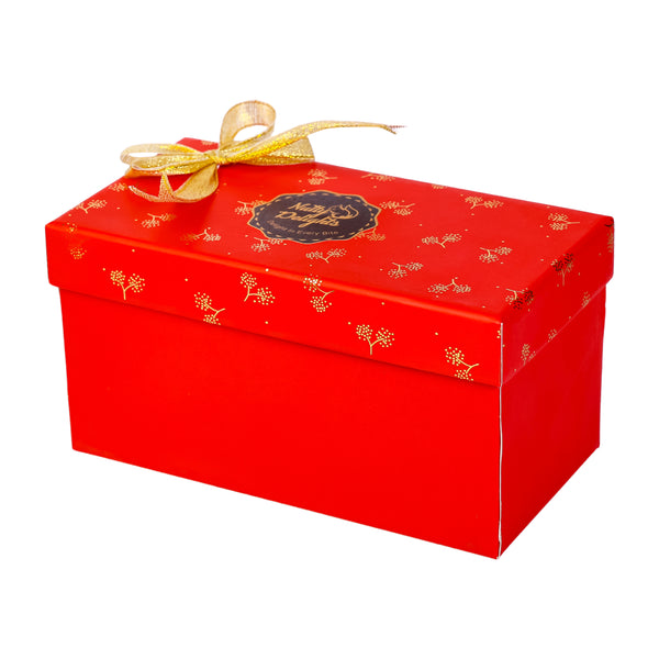 Nutty Delights Different Flavours Dry Fruits Gift Pack | Designer Box with Golden Bow | Healthy Gourmet Gift for All Occasional Festivals & Celebrations