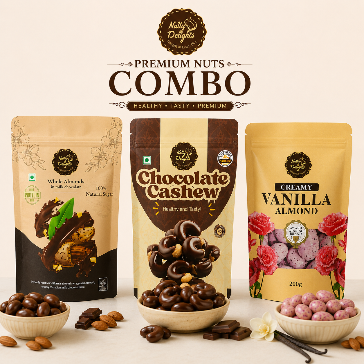 Nutty Delights Choco Desserts