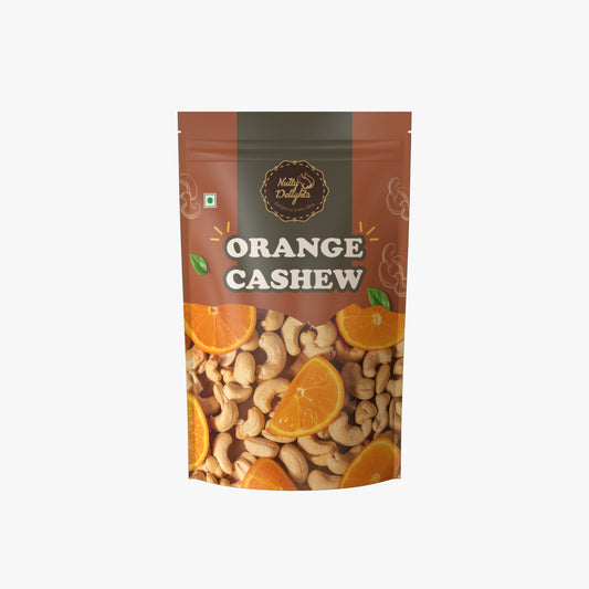 Orange Cashew – Zesty Citrus-Infused Cashews | Nutty Delights