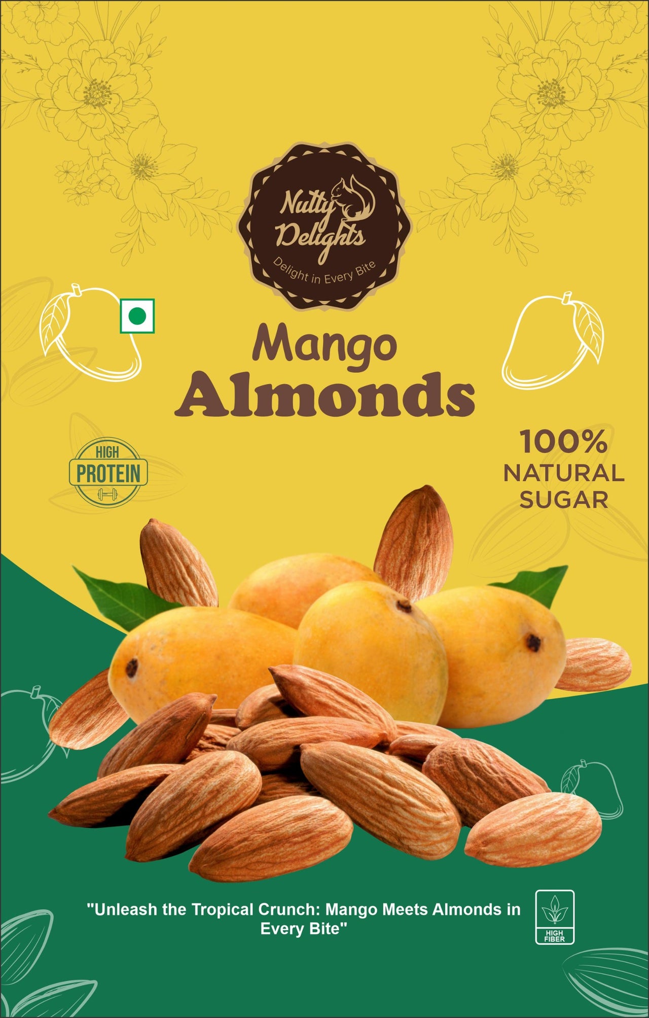 Mango Almonds – High Protein & Natural Sweetness | Nutty Delights