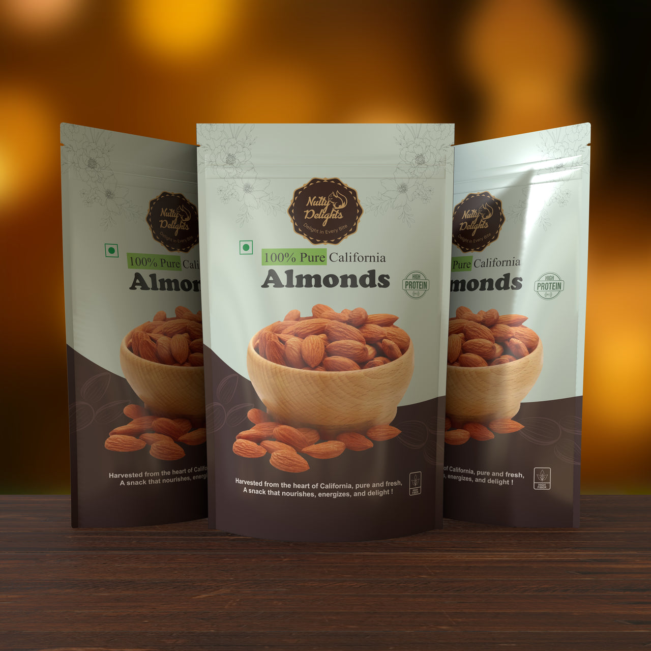 Whole Almonds in Milk Chocolate 100% natural Sugar