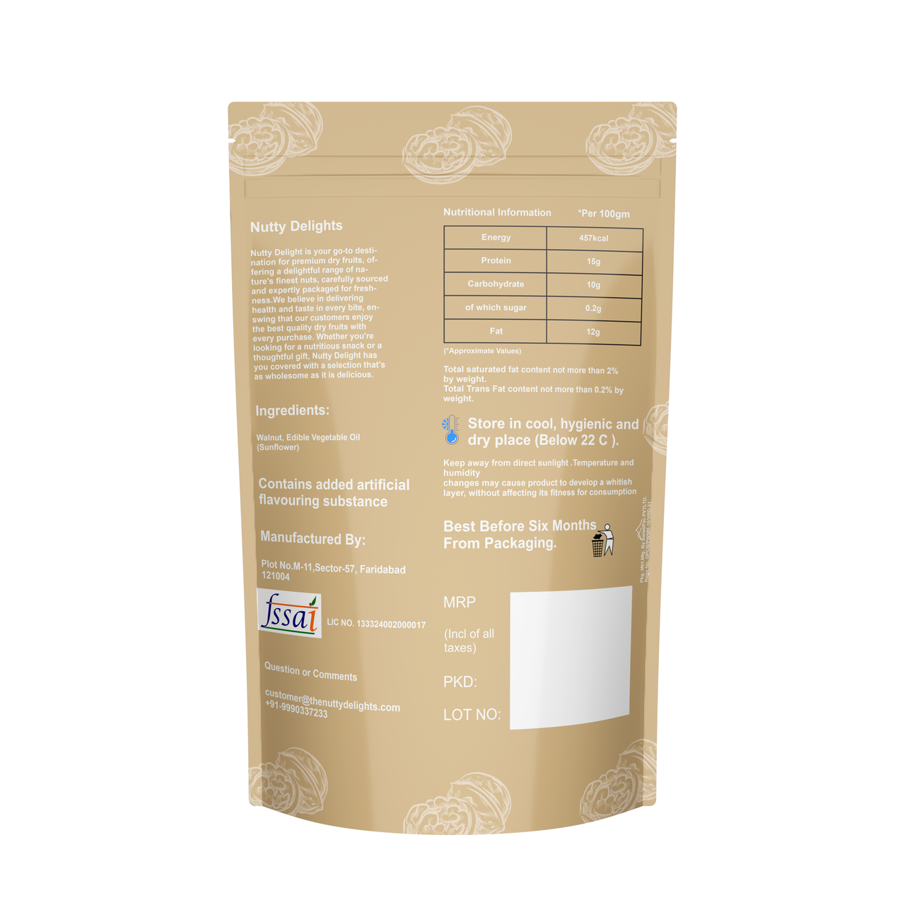 Walnut Without Shell – 200g